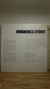 Jovánovics György – EGY ÖNÉLETRAJZ – Kiállítás információk