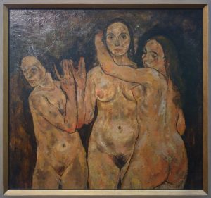 Drei stehende Frauen (Fragment) (unvollendet) / Three Standing Women (fragment) (unfinished)