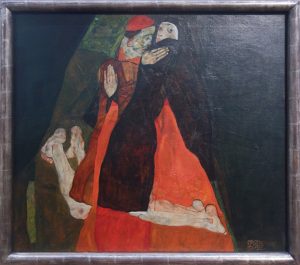 Kardinal und Nonne (“Liebkosung”) / Cardinal and Nun (Caress)