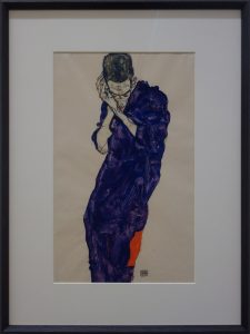 Jungling in violetter Kutte mit verschrankten Handen (Otto Benesch) / Young Man in Purple Robe with Clasped Hands (Otto Benesch)