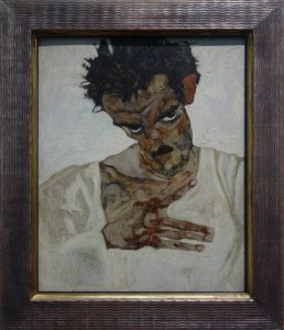 Selbstbildnis mit gesenktem Kopf / Self-Portrait with Lowered Head