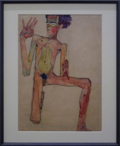 Kniender Selbstakt / Self-Portrait as Kneeling Nude