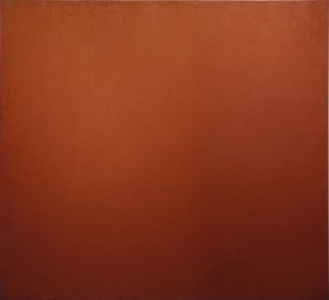 Mass Tone Painting: English Red, March
5, 1974